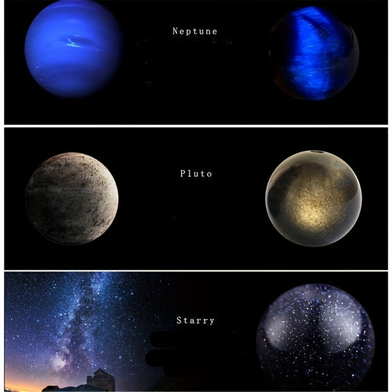 Verstelbare Planeten Armband – Zonnestelsel Kralen Sieraad Unisex Astronomie Cadeau