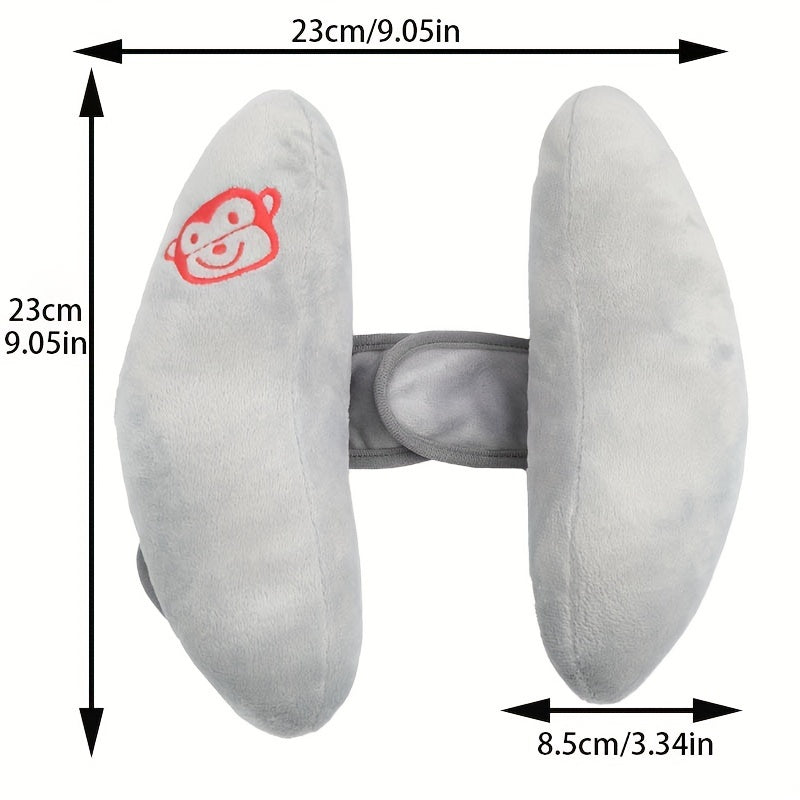 Comfortabele Banaan-Vormige Nek Kussen voor Baby’s | Hoofdsteun Kussen voor Kinderwagens & Autostoeltjes