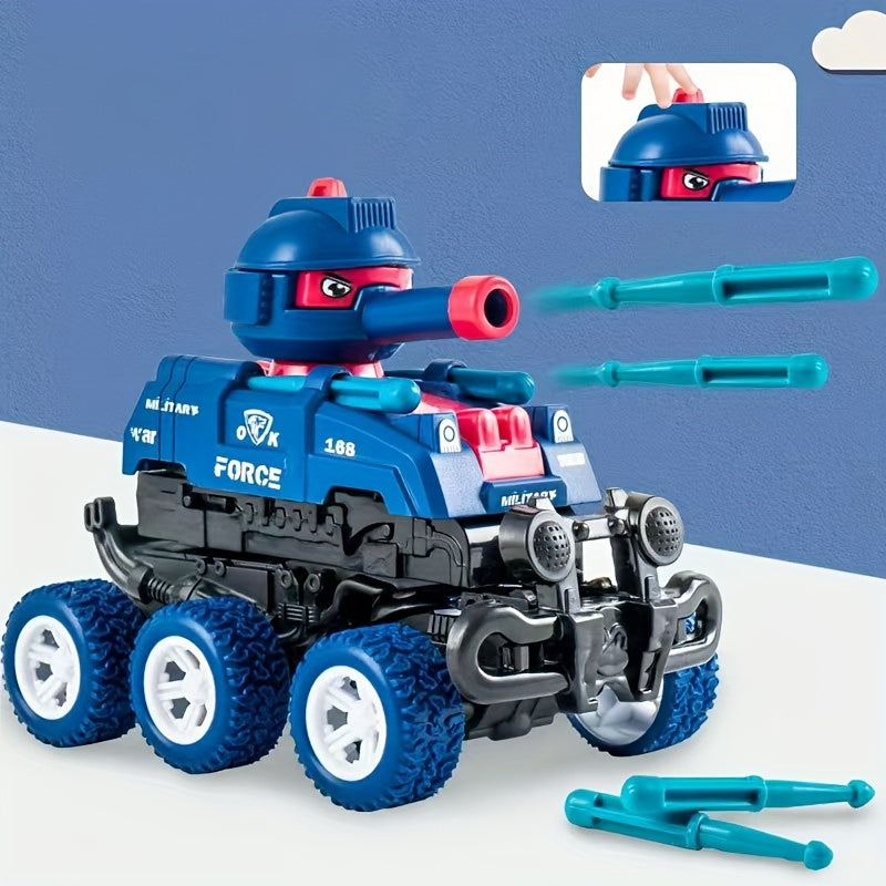 Transformerende Robot Tank voor Kinderen vanaf 3 Jaar - 2-in-1 Automatische Transformatie Auto voor Jongens en Meisjes - Stoer Speelgoed Cadeau