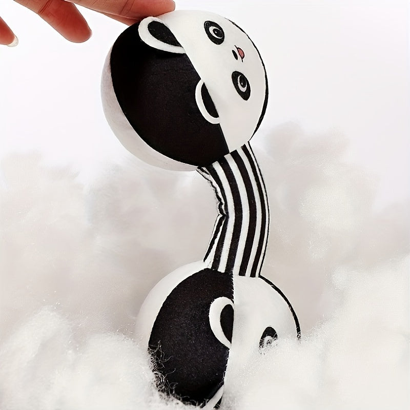 Zachte Polyester Baby Rammelaar | Schattig Dierenontwerp met Ingebouwde Bel | Zintuiglijke Ontwikkeling Speelgoed voor Baby's | Zacht voor Tandvlees
