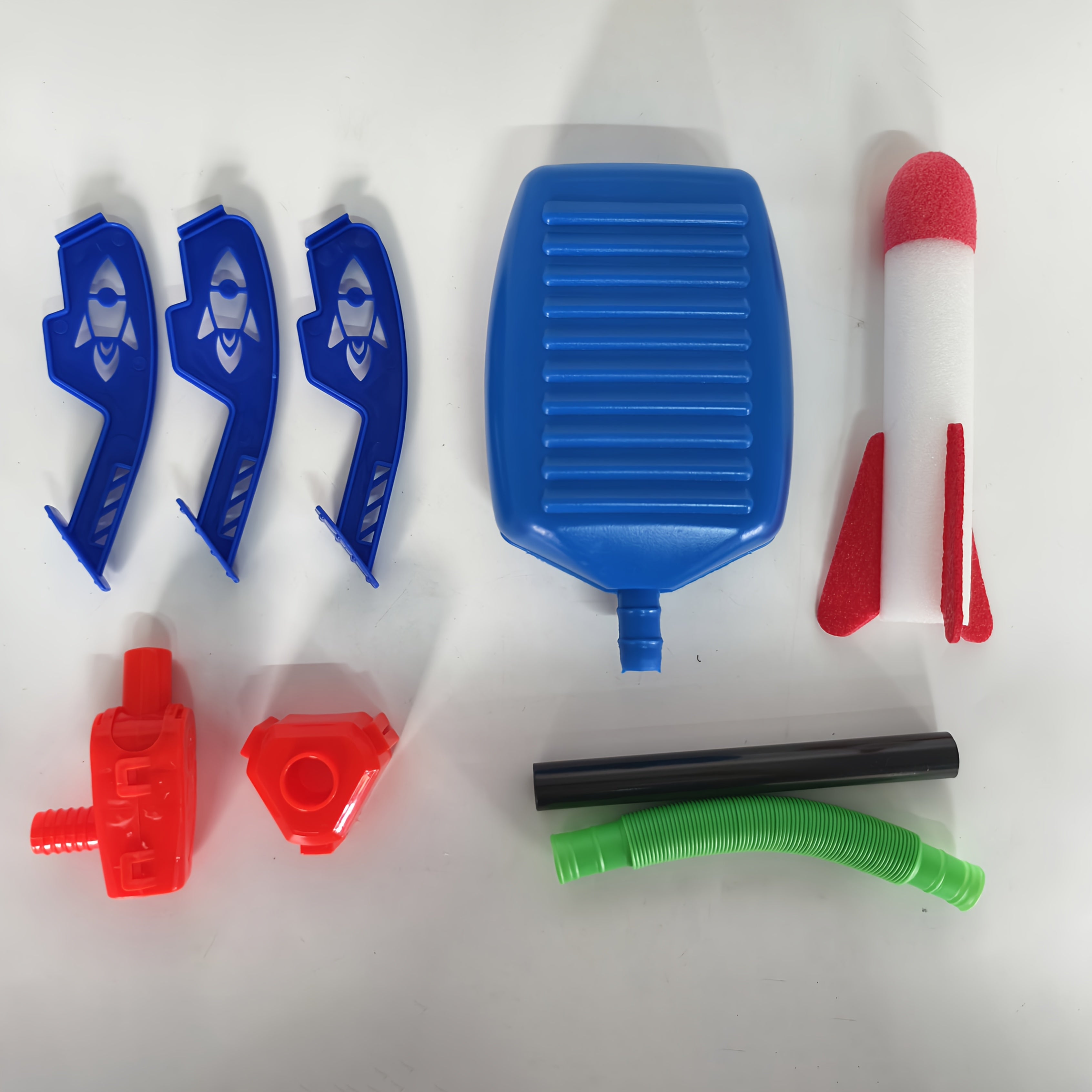 Raket Lanceer Speelset voor Buiten | Pedaal Raket met Kleurrijke Projectielen – Interactief Speelgoed Cadeau voor Jongens & Meisjes