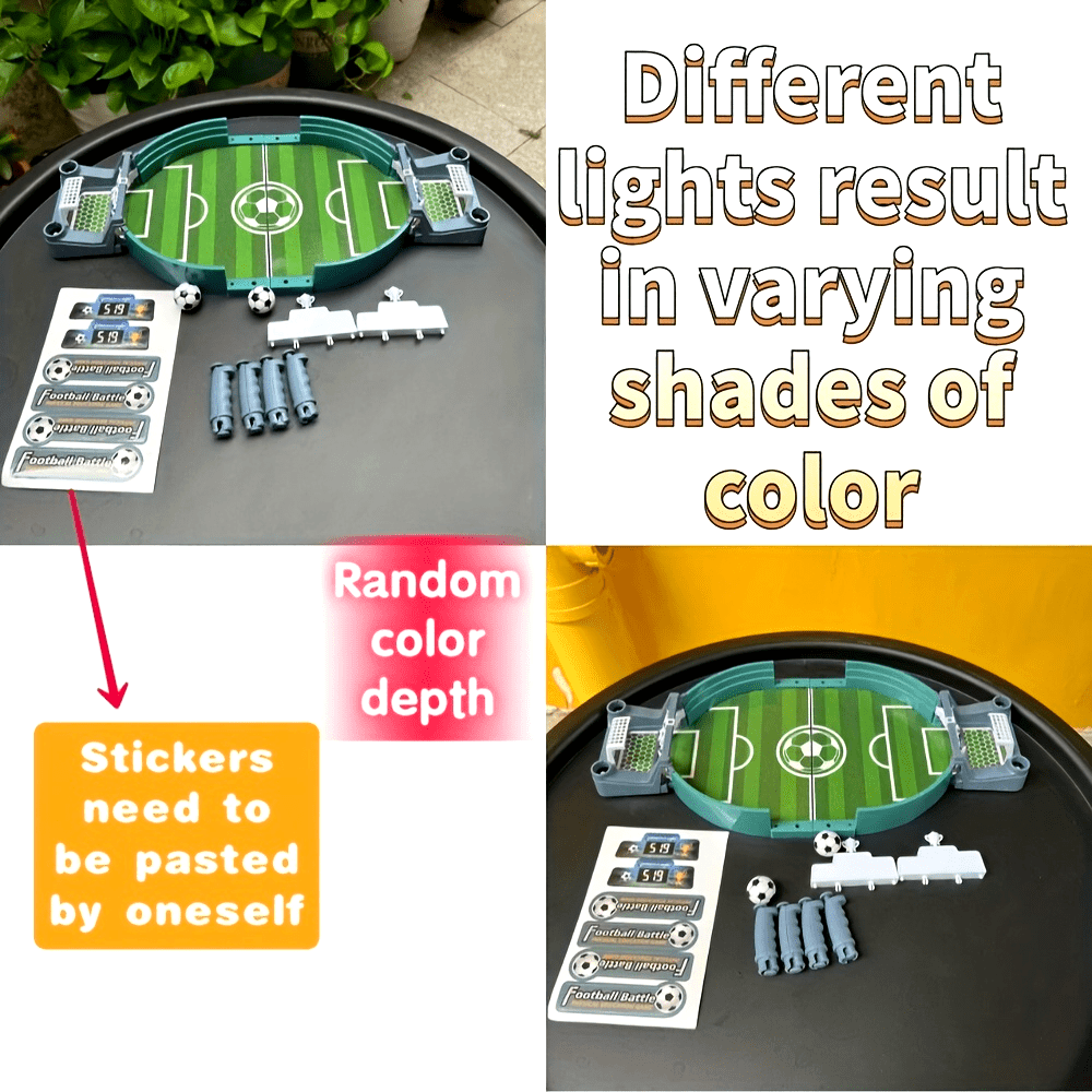 Interactieve Tafelvoetbal Speelset voor Kinderen | 2/4/6 Ballen Inclusief | Educatief Tafelspel voor 3-6 Jaar | Kerst, Halloween & Thanksgiving Cadeau