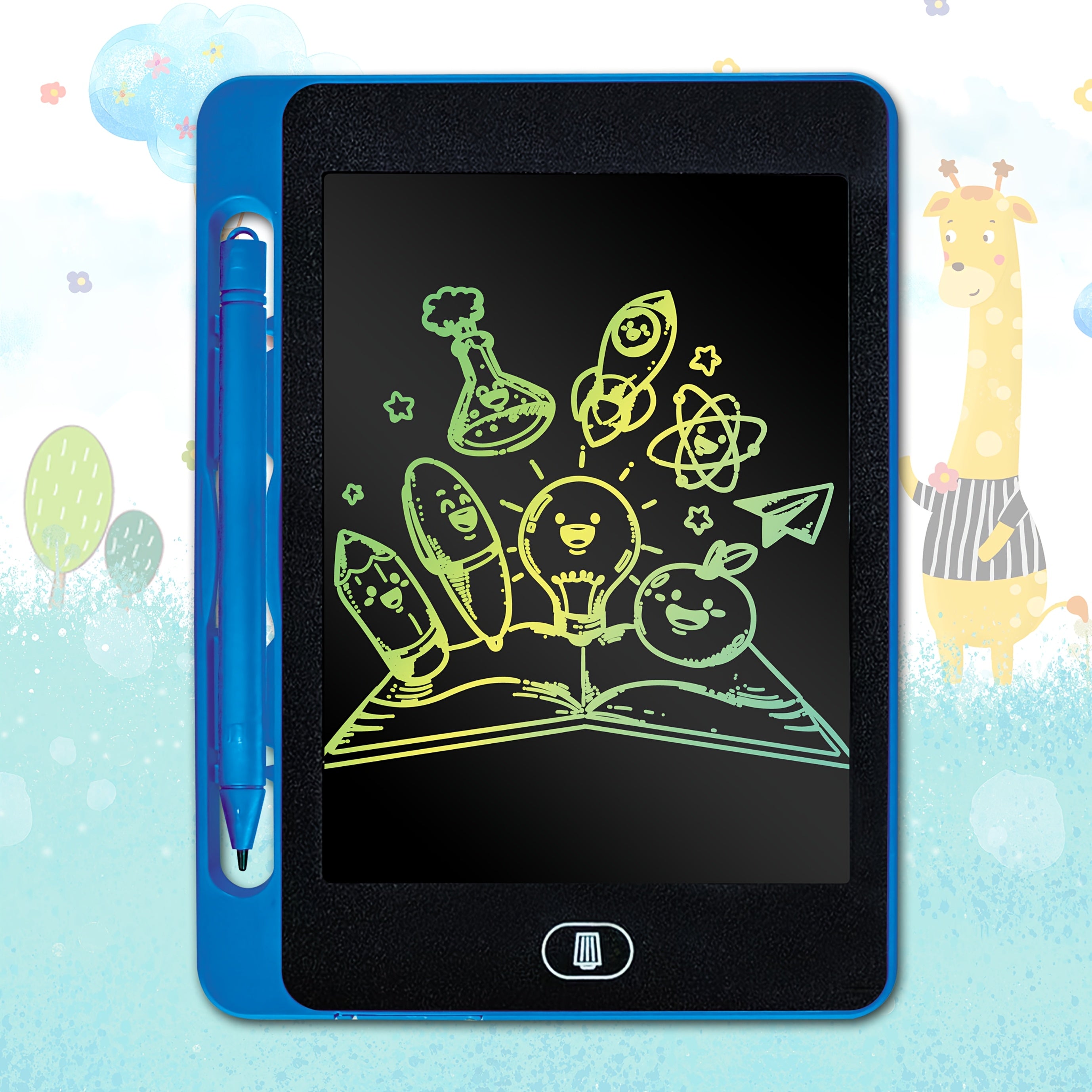 6.5" LCD Teken Tablet | Kleurenscherm | Educatief Doodle Bord | Voor Jongens & Meisjes | Halloween, Kerstcadeau