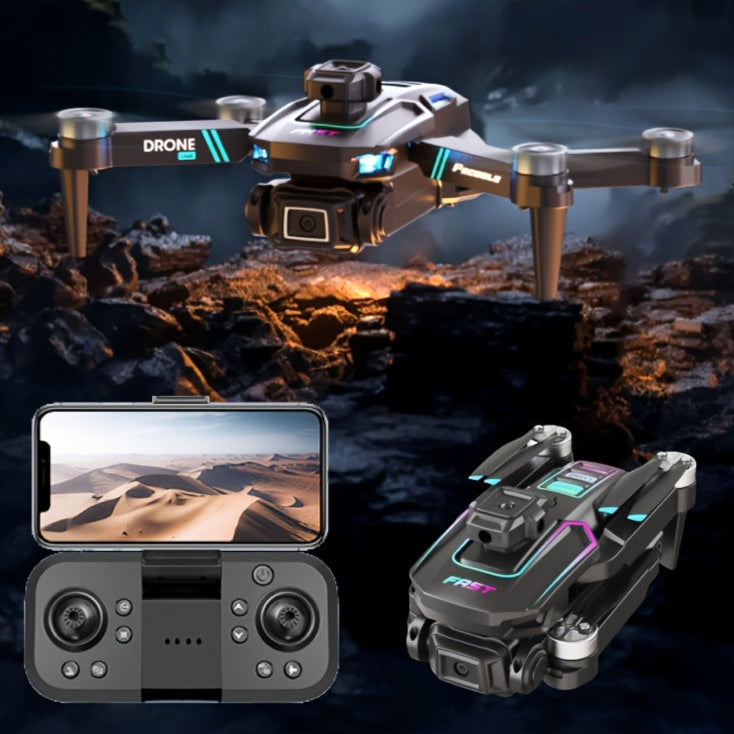 HD Dual Camera Drone met Twee Batterijen | Beginnersvriendelijk met Obstakelvermijding & Optische Flow