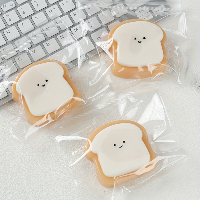 Squishy toast speelgoed | Stressbal knijpspeelgoed kawaii