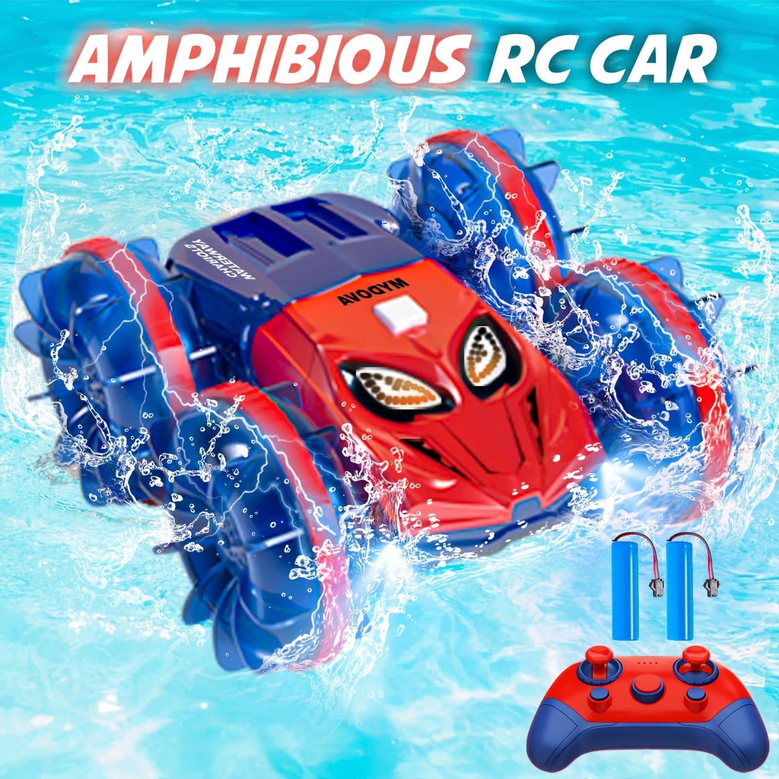 Amfibische RC auto | 4WD monstertruck op water & land