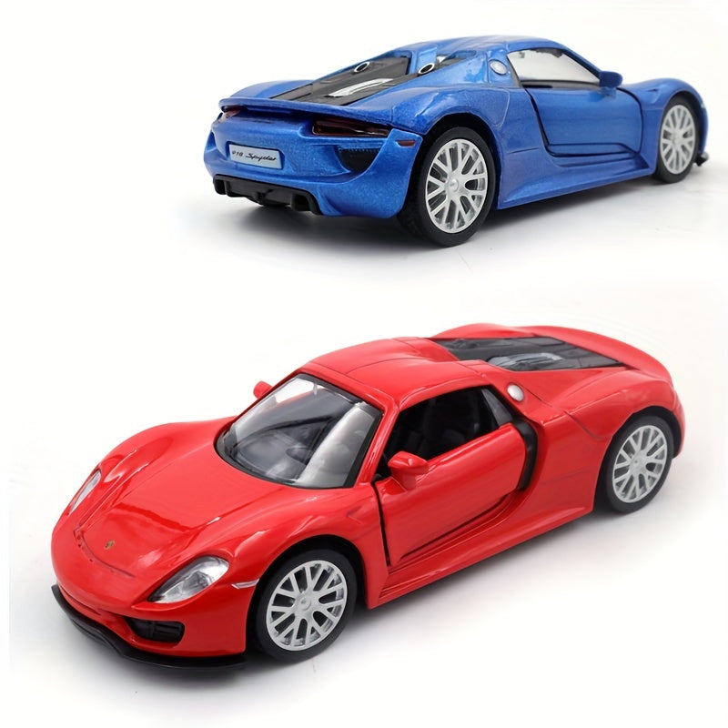 Porsche 918 Spyder speelgoedauto 1:36 - Leuk voor kinderen en perfect als verjaardagsgeschenk.