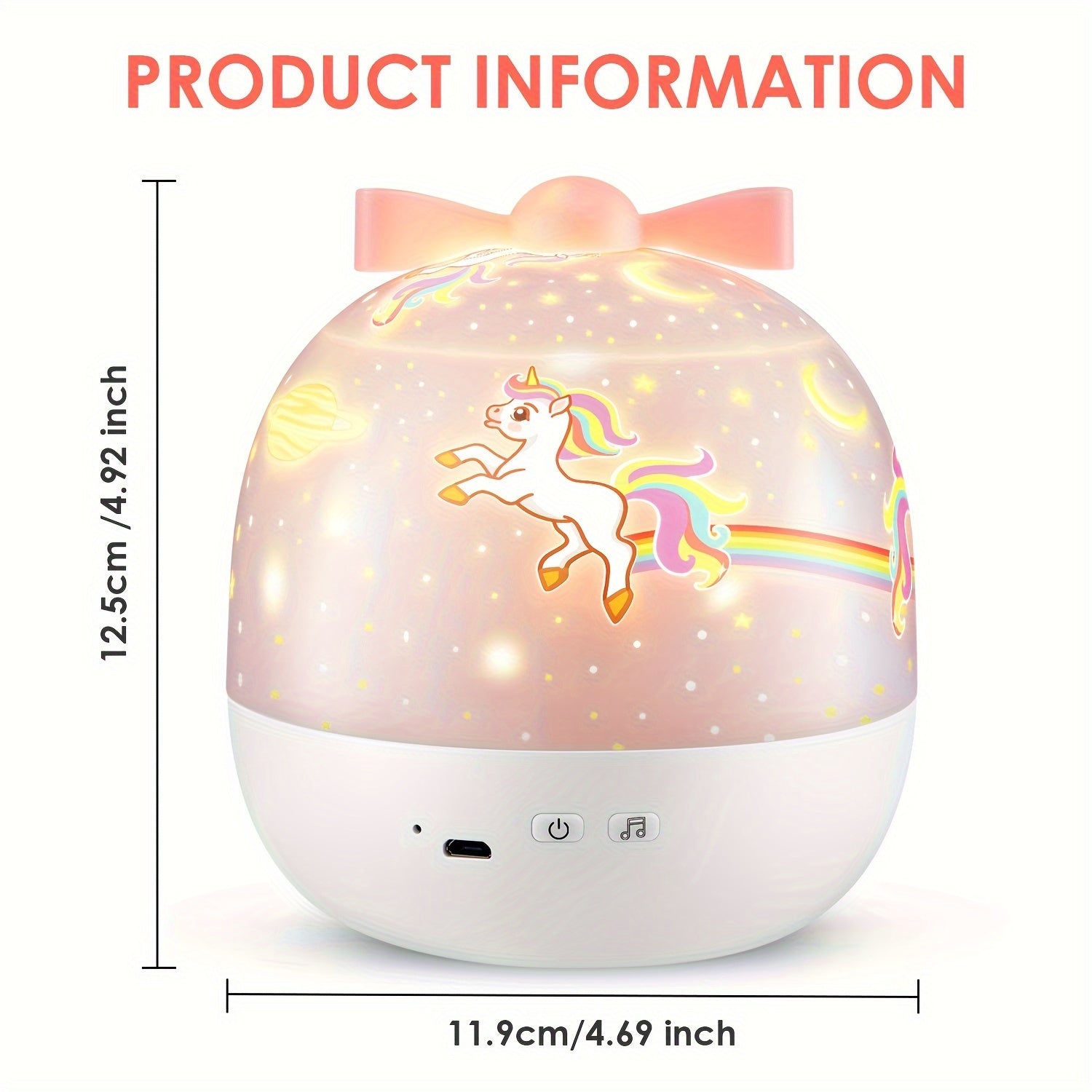 Galaxy Projector Nachtlampje met Afstandsbediening | 15 Films Draagbare Projector Lamp Oplaadbaar met Geluid Kamerdecoratie voor Cadeau