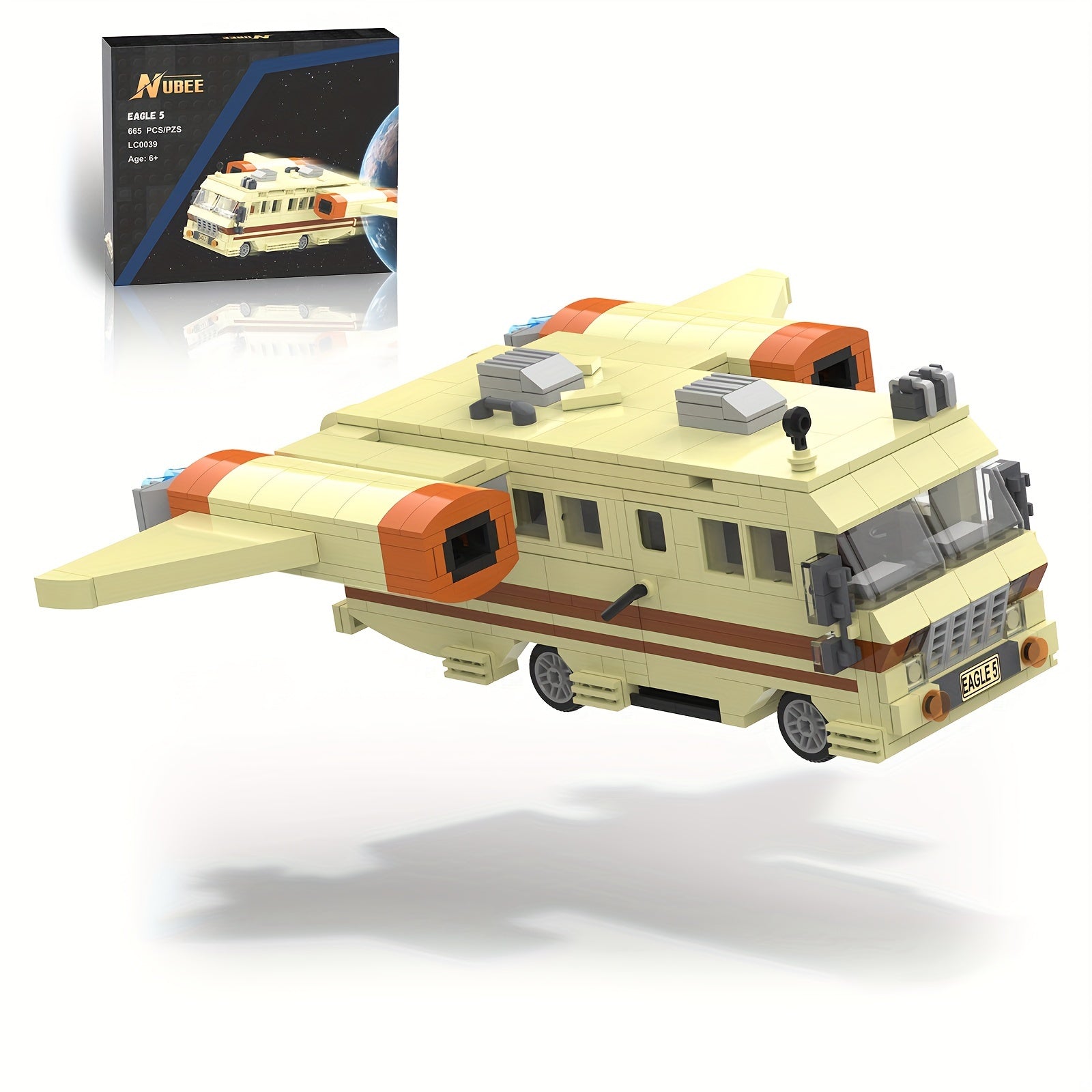 667-delige ruimteschip bouwset met cockpit - Cadeau voor verjaardagen.