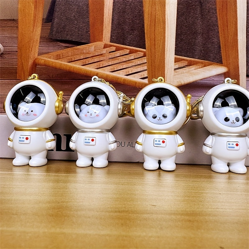 Astronaut Beer Nachtlampje Sleutelhanger | Ruimte-Thema Rugzak Charm voor Cadeaus