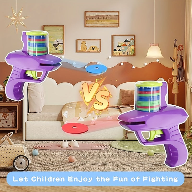Leuke Schuim Disc Blaster | Handheld Shooter met Zachte Schuimschijven voor Binnen- en Buitenspelen voor Kinderen en Volwassenen