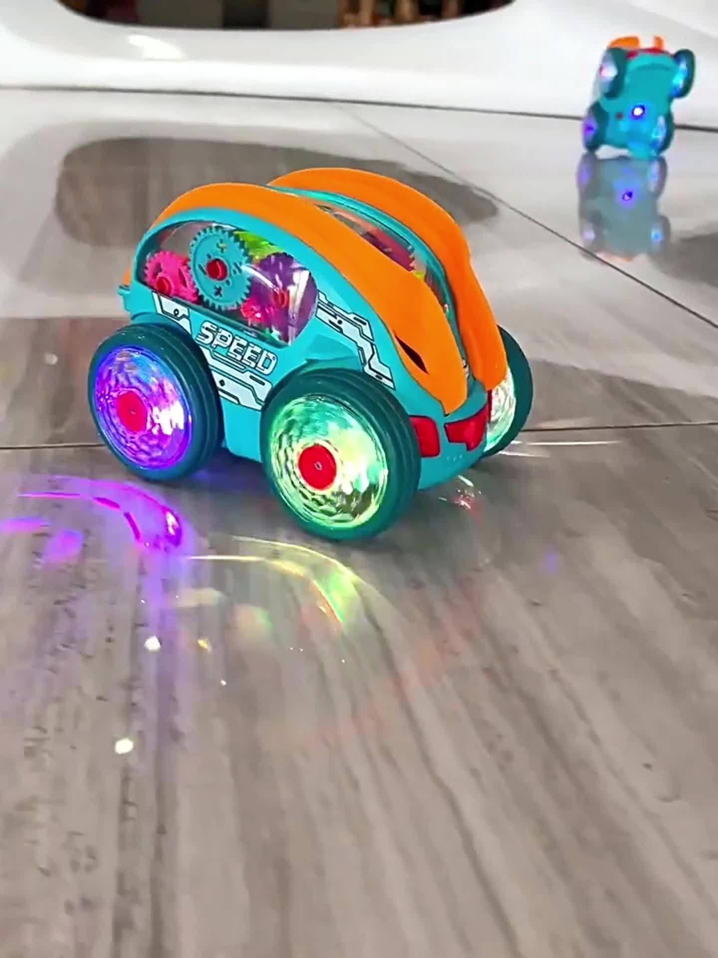 Automatische Kiepwagen | Met Kleurrijke Lichten en Muziek, Rijdt Zelf, Ideaal Cadeau voor Feestdagen en Verjaardagen