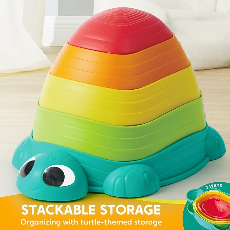 Schildpad Stapstenen Balans Parcours voor Kinderen vanaf 3 Jaar - 5 Stuks Buitenspeelgoed voor Jongens en Meisjes - Coördinatie Spel voor Binnen en Buiten