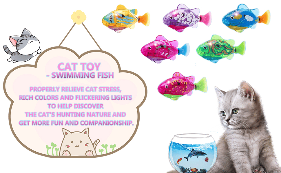 Elektronische Speelvis voor Katten | Bewegend Interactief Speelgoed