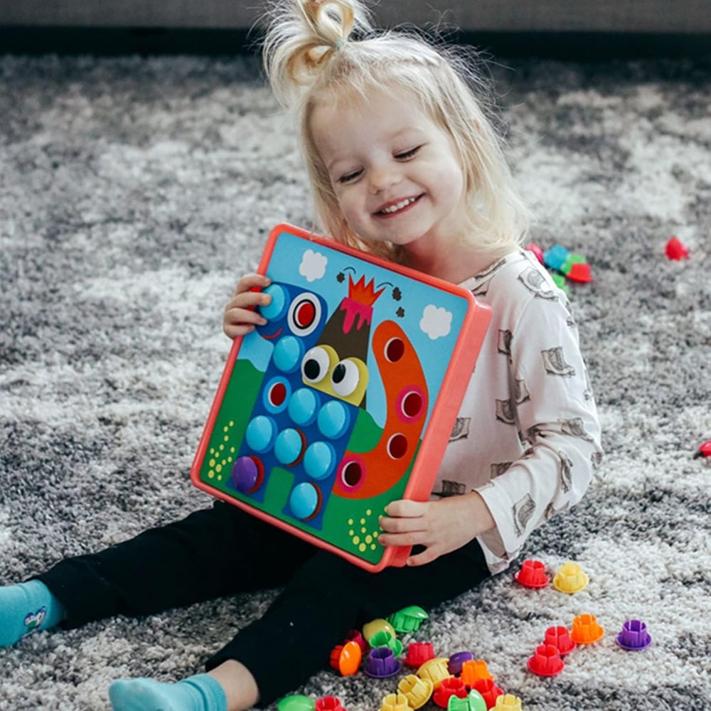 Kunst met Knoppen Speelgoed | Creatief Ontwikkelingsspeelgoed voor Peuters