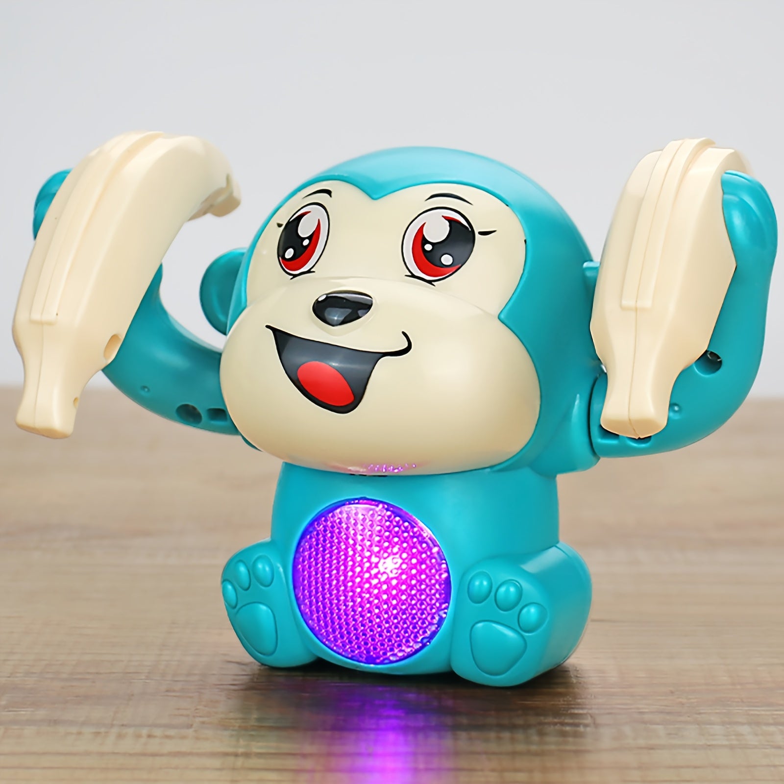 Interactieve Lichtgevende Aap – Lopend Speelgoed met Bewegend Hoofd | Speels Cadeau voor Kinderen en Baby's