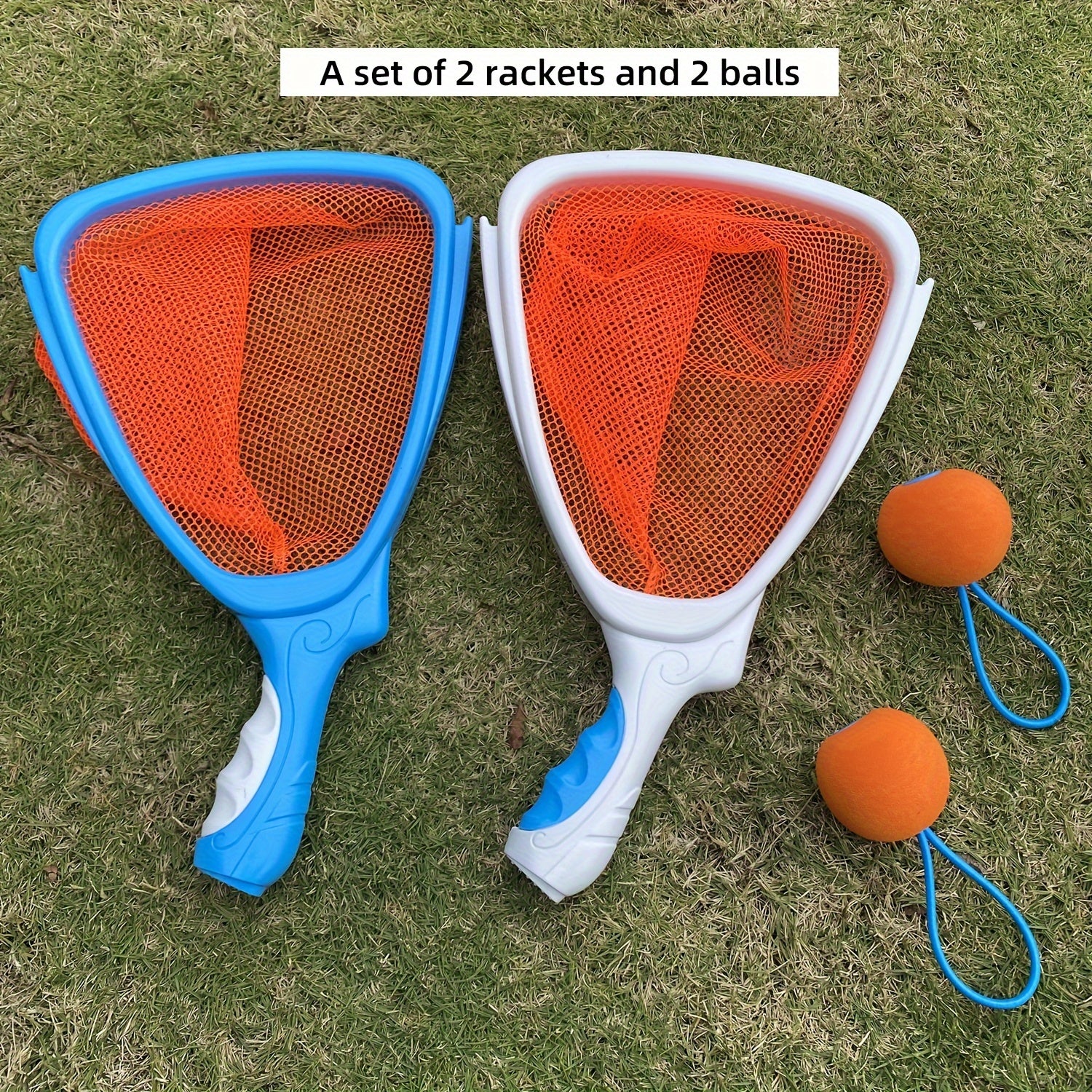 Actief Vangspel voor Kinderen vanaf 3 Jaar - Buitenspeelgoed Set met 2 Rackets en Ballen voor Jongens en Meisjes - Werp- en Vangspel voor in de Tuin of op het Strand