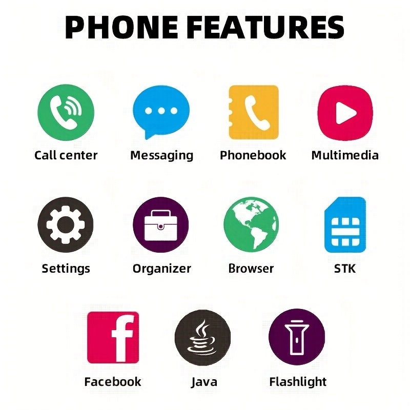 Mini klaptelefoon 2G | Dual sim opvouwbaar toestel