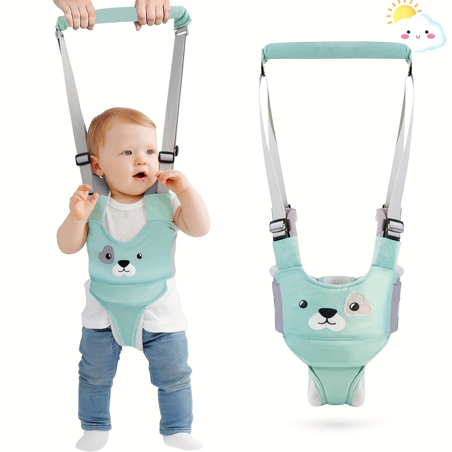 Handheld Baby Loop Harnas | Peuter Loop Assistent Gordel Veiligheidsharnas Met Afneembaar Kruisstuk Voor Baby’s Van 1 tot 3 Jaar