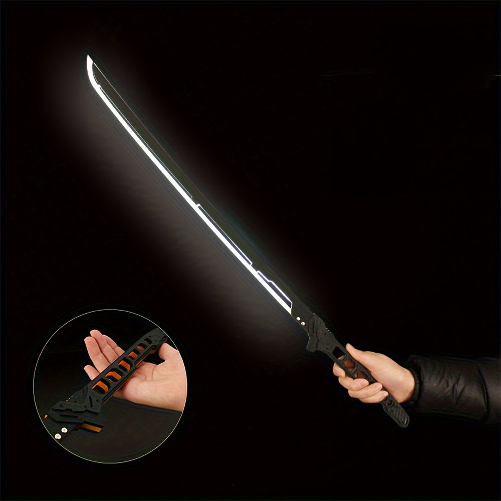 LED Samoerai Zwaard - 80cm Cyberpunk Katana Acryl met Verlichtingsfunctie - Cadeau voor Cosplay- en Animefans