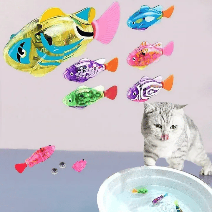 Elektronische Speelvis voor Katten | Bewegend Interactief Speelgoed