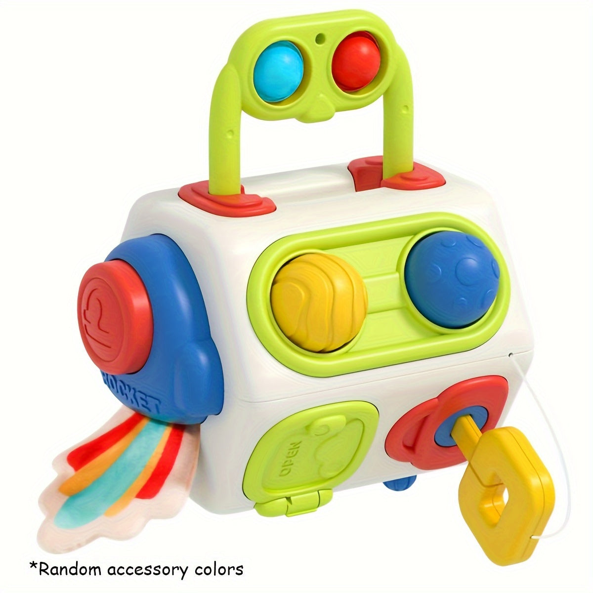 10-in-1 Activiteitenkubus | Montessori Sensorisch Activiteitenbord voor Peuters Educatief Reis Speelgoed voor Jongens & Meisjes