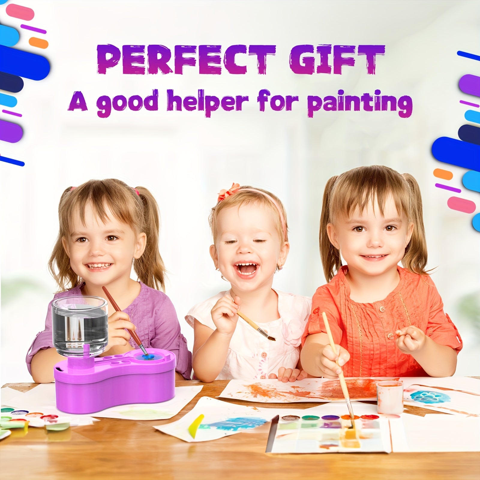 Kwastenreiniger voor Waterverf | Reinigingsbeker voor Aquarel & Acryl, Kunstgereedschap