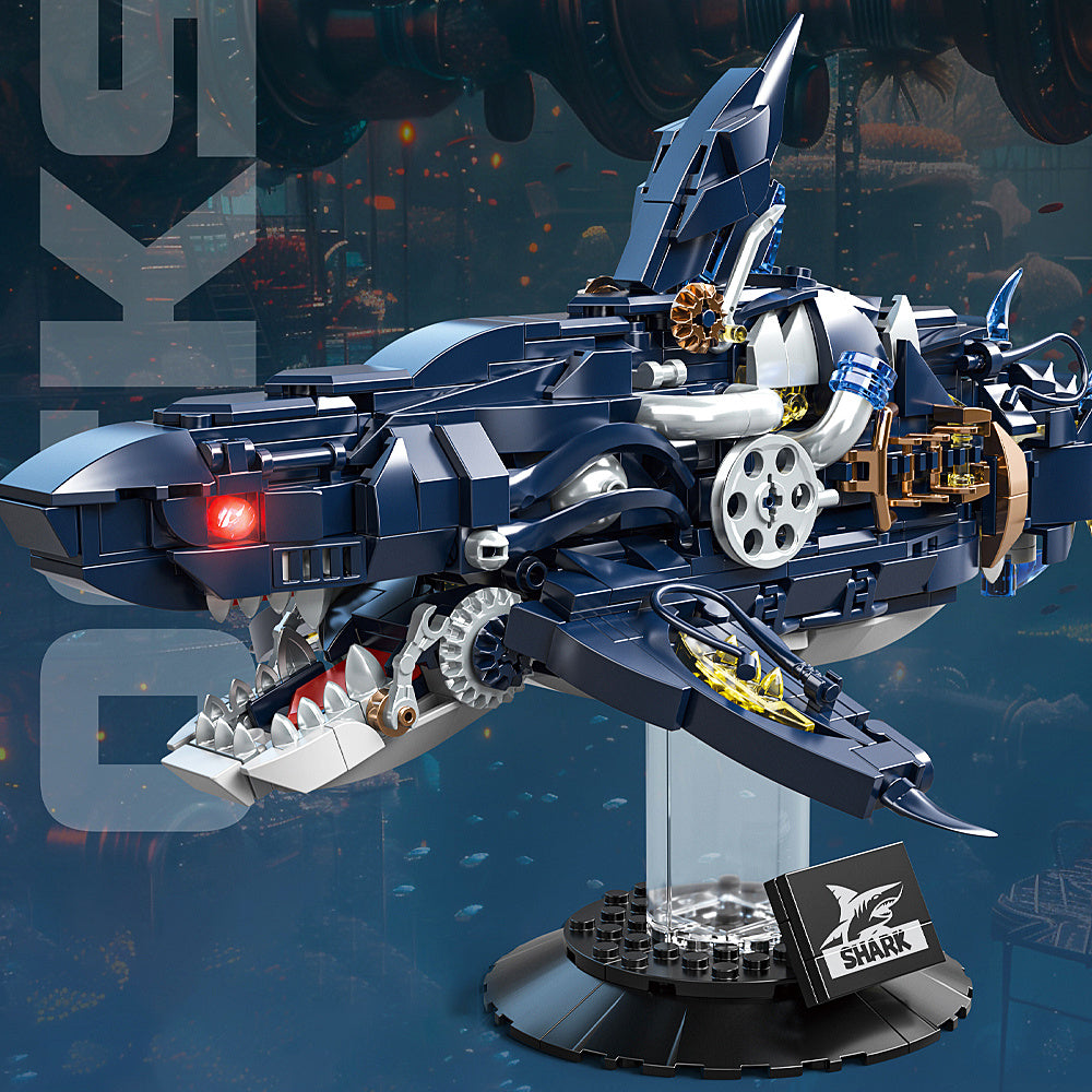 Haai Bouwblokken Model – 641-delig Educatief Creatief Speelgoed