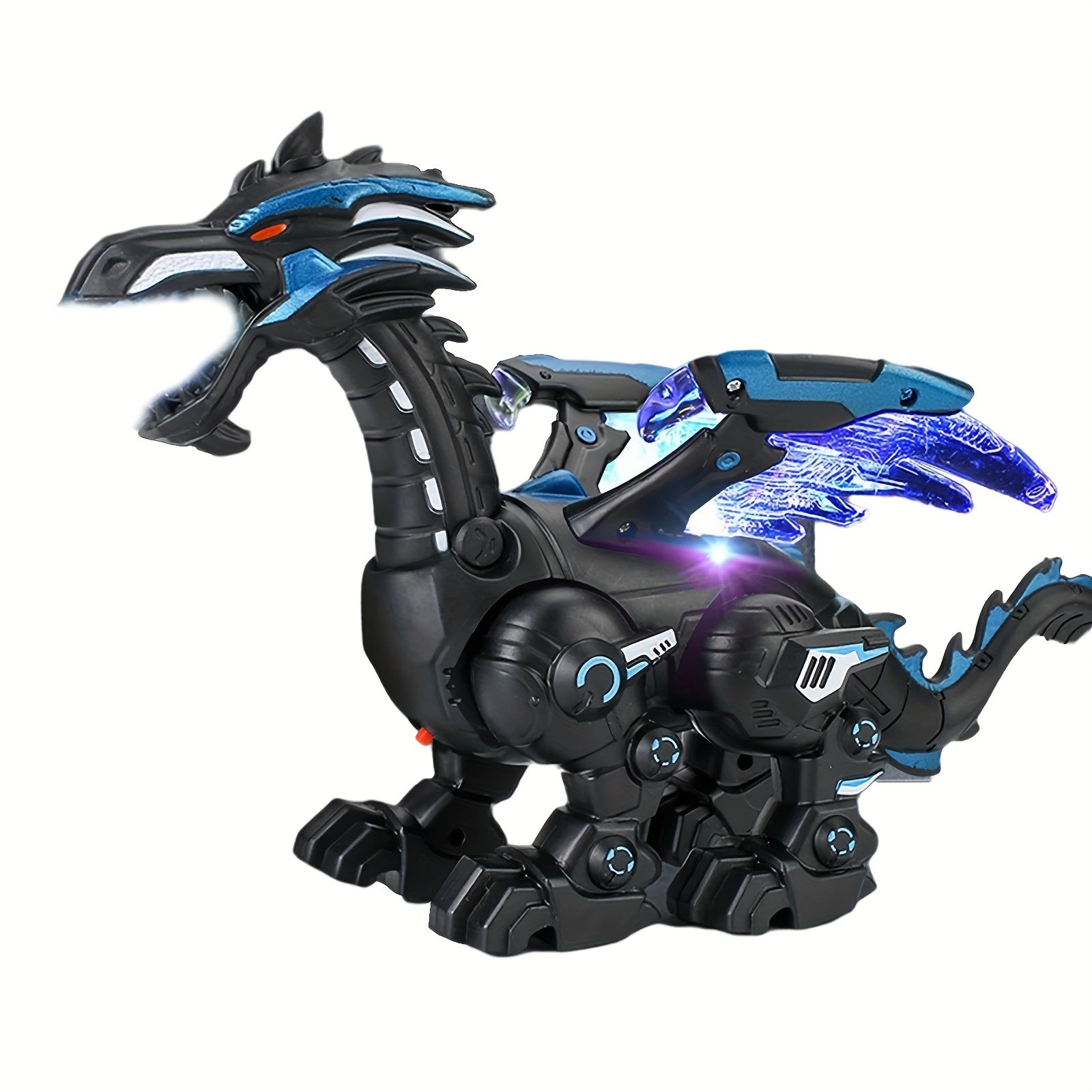Elektrische Spray Mechanische Dinosaurus 'S Mechanische Oorlogsdraken die Vuur Kunnen Spuwen Dinosaurus Speelgoed Simulatiemodel, Perfect voor Halloween, Kerst en Verjaardag Cadeaus
