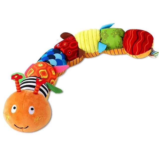 Muzikale Rammelaar Caterpillar – Speelgoed voor Baby’s 0-12 Maanden