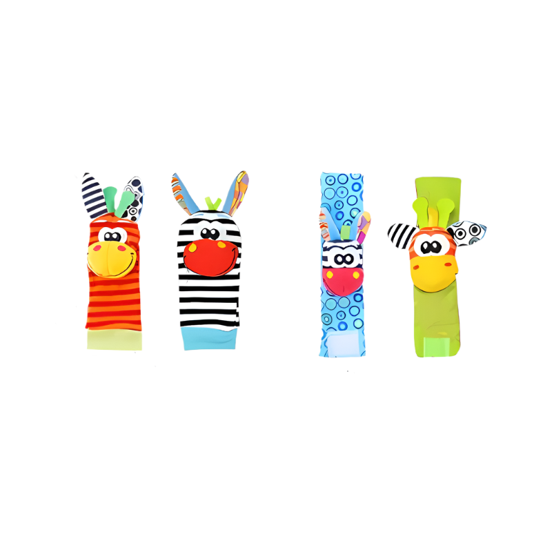 Baby Hand- en Voetrammelaars | Zintuiglijk Speelgoed voor Baby's