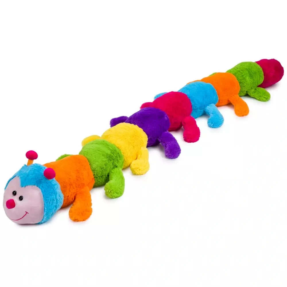 190cm Grote Rups Knuffel | Zacht Pluche Speelgoed | Lang Knuffelkussen voor Kinderen