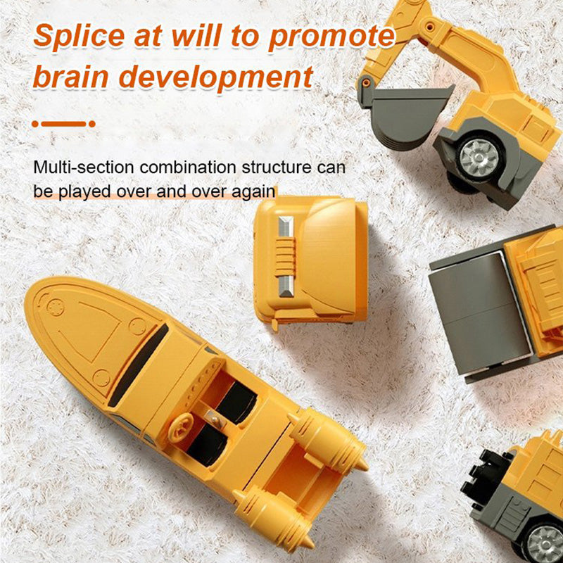 Speelgoed Magnetische Transformator Auto Gemonteerd | Cognitieve Ontwikkeling Speelgoed Voertuig voor Kinderen 1 , 2 , 3+ Jaar