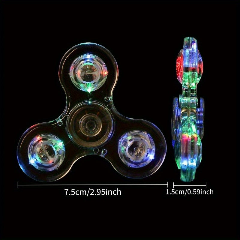 Multicolor LED Draaiende Gyroscoop | Stressverlichtend Fidget Speelgoed voor Jong & Oud