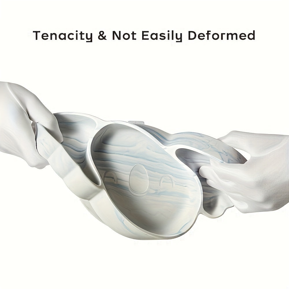 Siliconen Eetset voor Baby's en Peuters - Antislip Zuignap Bord met Bestek voor Zelfstandig Leren Eten - Knoeilvrij Servies