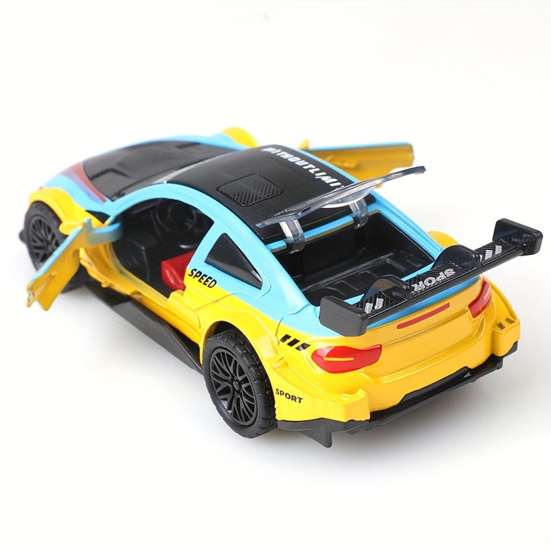 1:36 raceauto van metaal - Decoratief en ideaal als Halloweencadeau.