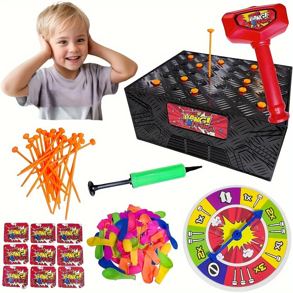 Wack A Balloon-bordspel | Interactief spel voor familieavonden, leuke strategie voor kinderen en volwassenen van 3 tot 6 jaar en ouder