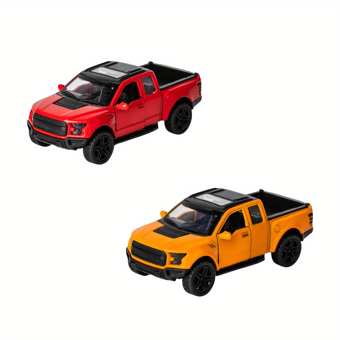 All-terrain voertuigen en trucks van metaal - Speelgoed voor kinderen, Kerstcadeau.