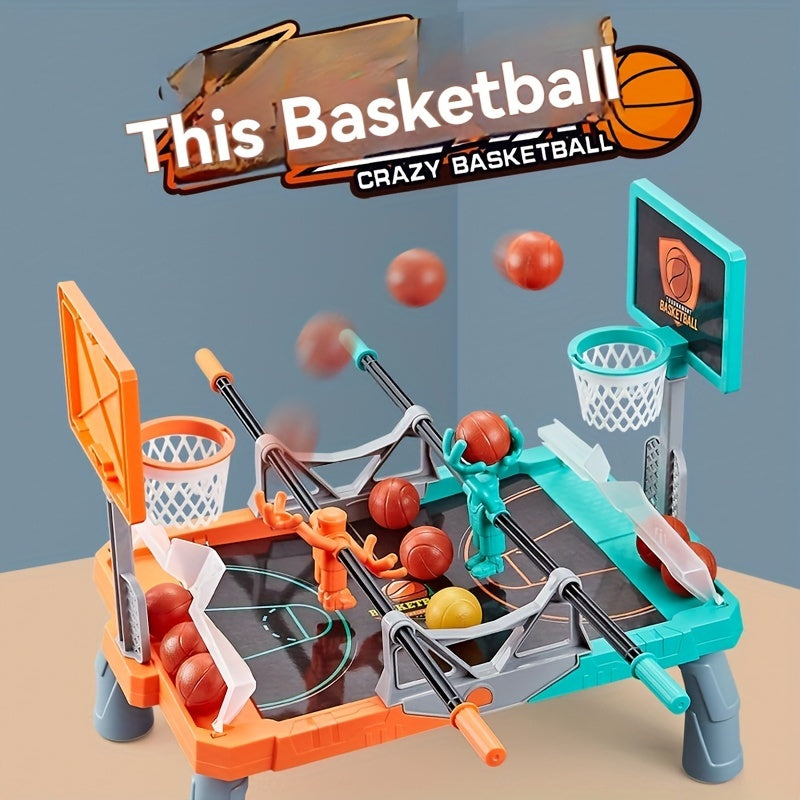 Educatieve Dubbele Desktop Basketbal | Vingerboard Sportspel voor Ouders-Kinderen Interactie vanaf 4 Jaar