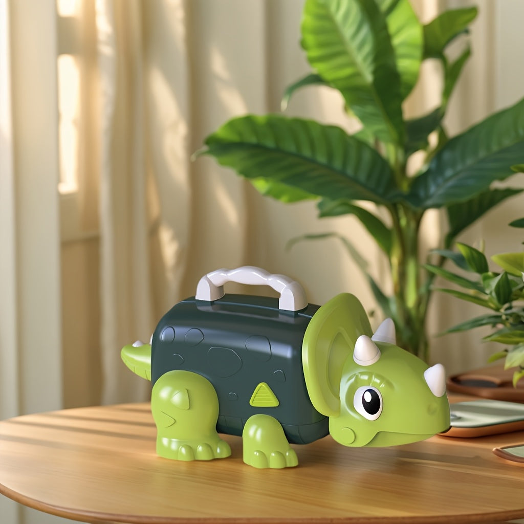 Dinosaurus Opberg Speelhuis | 2-in-1 Opbergdoos en Speelset