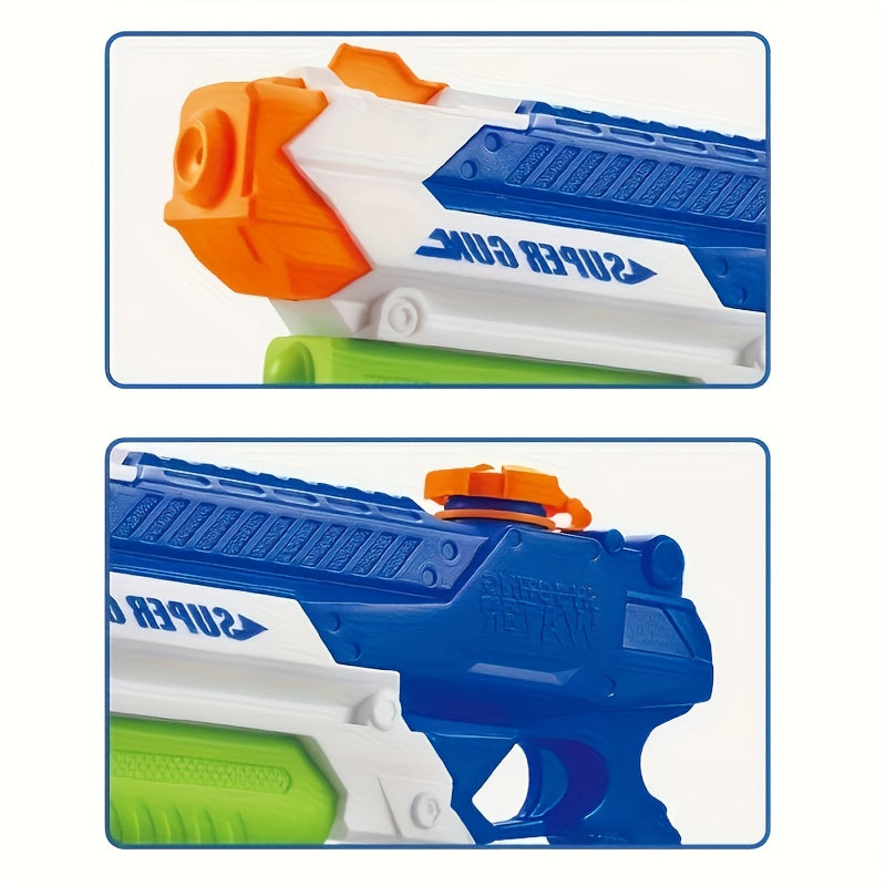 2x Waterpistool 300ml | Zomerspeelgoed voor Zwembad & Strand – Blauw & Oranje