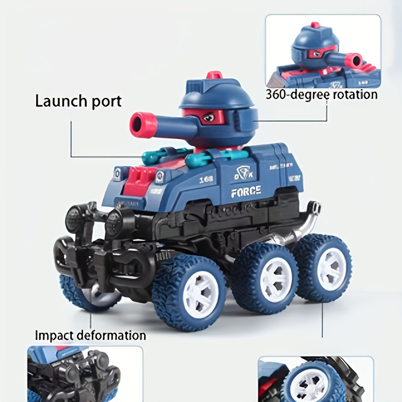 Transformerende Robot Tank voor Kinderen vanaf 3 Jaar - 2-in-1 Automatische Transformatie Auto voor Jongens en Meisjes - Stoer Speelgoed Cadeau