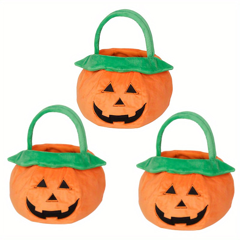 Grote Pompoen Halloween Snoep Tas voor Kinderen - Herbruikbare Trick-or-Treat Mand voor Jongens en Meisjes - De Perfecte Griezelige Accessoire
