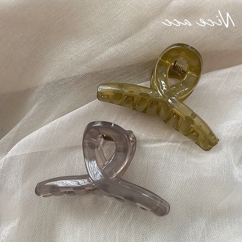 4x Vintage Mini Haarclips – Jelly Kleur Klauwen voor Vrouwen & Meisjes
