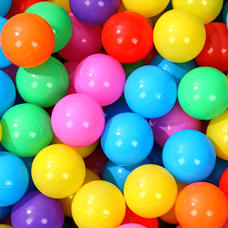 100 Gekleurde Ballen voor Ballenbak en Zwembad | Voedselveilig & Stevig
