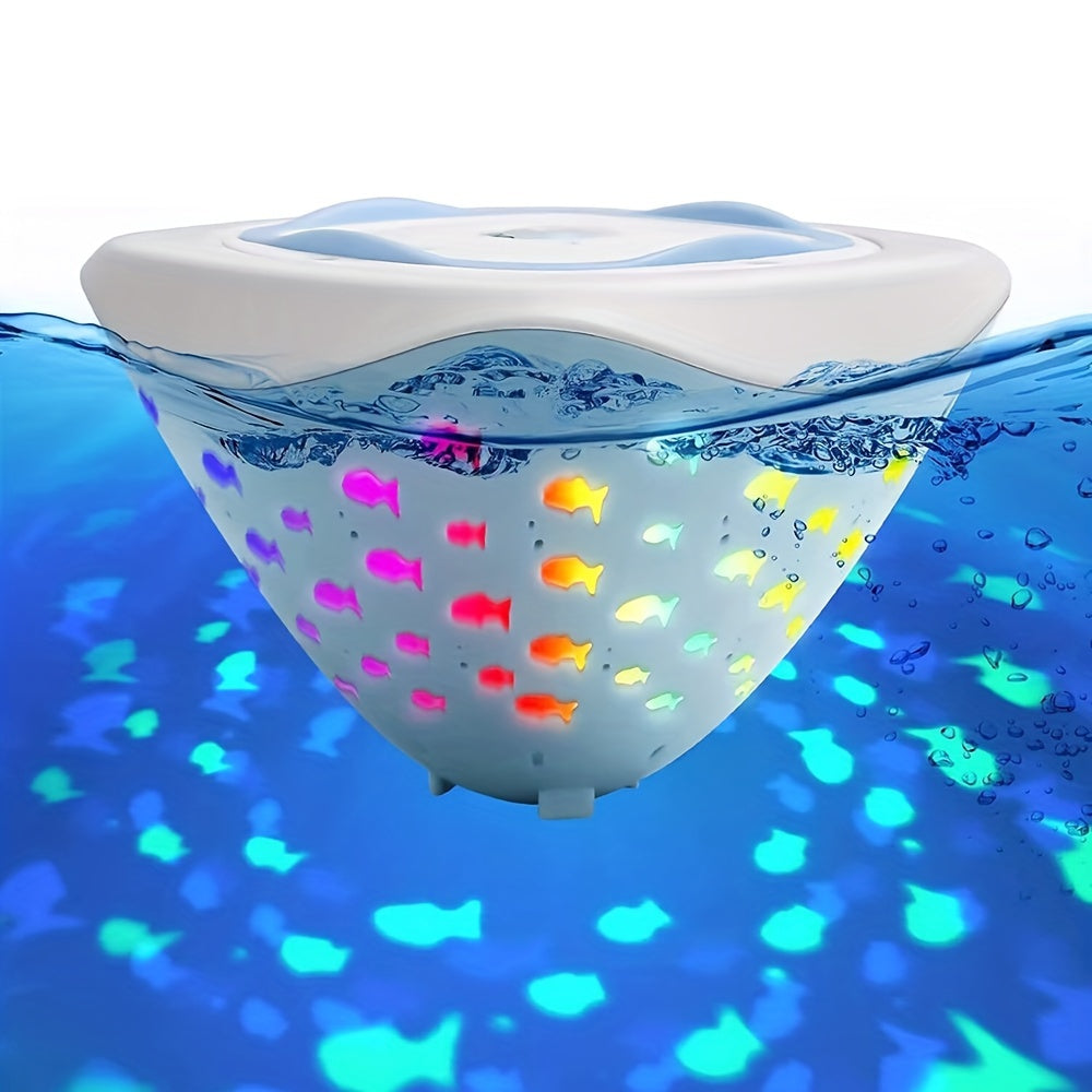 LED Badlamp | Drijvende Visprojectie, Multicolor Fontein Onderwater Licht