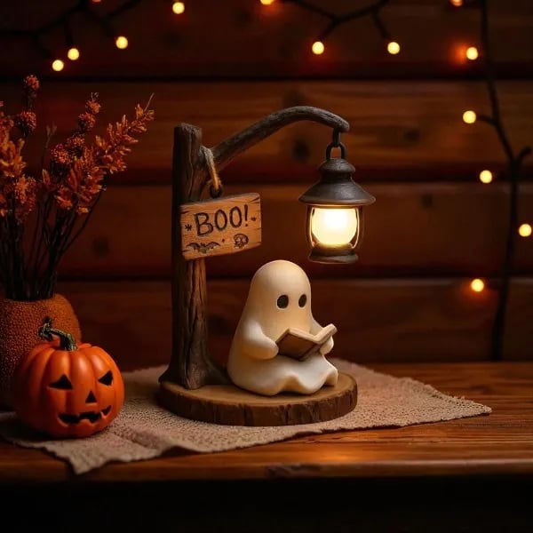 Schattige Spook Leeslamp | Nachtlampje voor kinderen, decoratie en cadeau