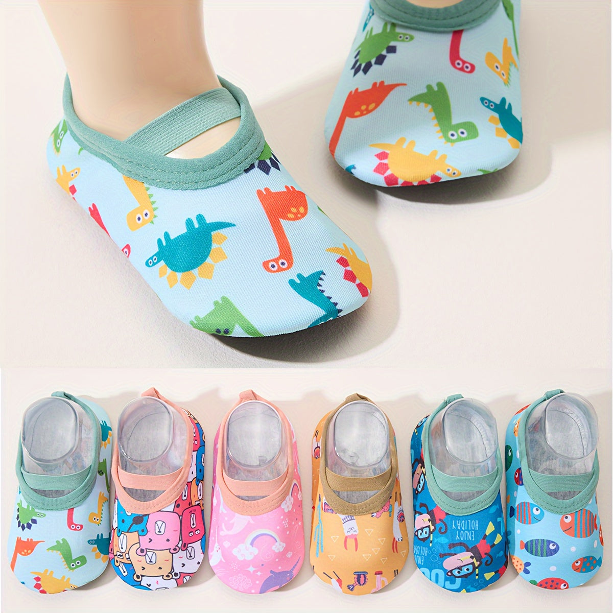 Baby Antislip Vloerschoenen | Cartoon Dierensokken voor Peuter Jongens en Meisjes