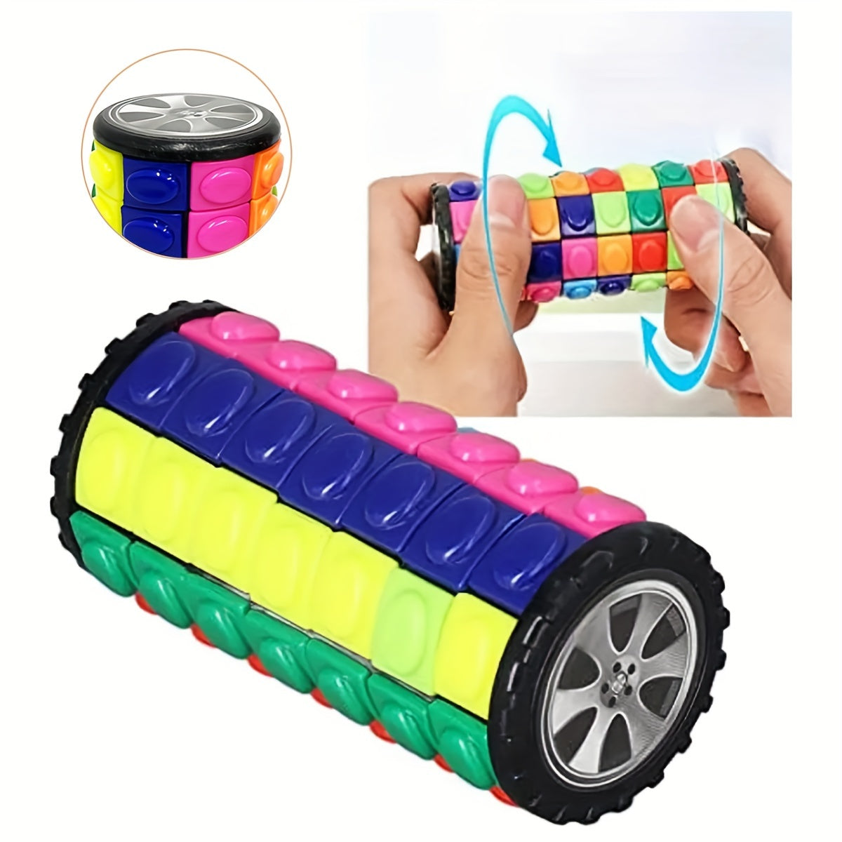 Magische Kubus Puzzel | 3D Draaiend Fidget Breinbreker