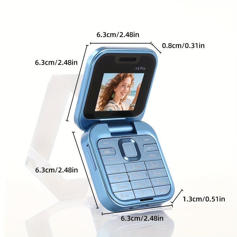 Mini klaptelefoon 2G | Dual sim opvouwbaar toestel